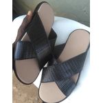 Mens Black Basket Cover Palm