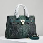 Fashion STRUCTURED CROC LADIES HANDBAG - image 3