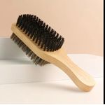 product_image_name-Generic-Double-Sided Hair Brush for Women & Men - Wooden Handle, Restores Shine & Texture, Gentle Detangling & Styling Brush for All Hair Types, Wooden Handle Brush. ( Double Sided ) -5