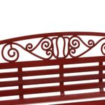 Generic Living Room Mini Chair Garden Bench Park Bench Model For 1/6 Brown - image 5