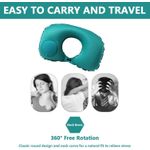 product_image_name-Generic-Inflatable U-Shaped Pillow/Travel Pillow/Plush Pillow-Green-4