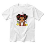 product_image_name-Fashion-White Girls cartoon Graphic T-Shirt -1
