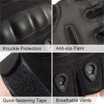 product_image_name-Generic-Fingerless Gloves With Hard Knuckle Anti-Slip Adjustable-3