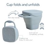 Generic Silicone Snack Cup for Toddlers – Spill-Proof Snack Container with Handles (BPA-Free) - image 2