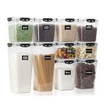 10-Piece Casa Lingo BPA-Free Plastic Food Storage Set