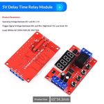 Generic Delay time relay module 5V12V24V timing programmable optocoupler isolation pulse cycle power-off trigger - image 4