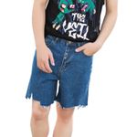 product_image_name-Fashion-Men's Distressed Loose Fit Thin Five-Point Denim Shorts-3