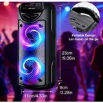 Generic Portable Bluetooth RV Stereo Speaker With Deep Bass Subwoofer Wireless PA Speaker - image 2