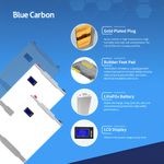 product_image_name-Blue Carbon-15kWH 48V Smart BMS With Screen Lithium ion Battery-3