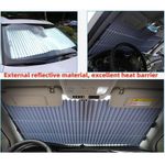 Generic Retractable Car Windshield Sunshade Foldable Auto Front Window Sun Visor - image 2