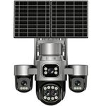 Generic AOV 16MP 5-Lens Solar 4G Security Camera - 18x Digital Zoom