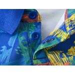 product_image_name-JOMAKE-Boys' polo shirt, ages 1-9, dark blue with dinosaur pattern-2