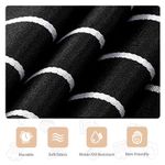 product_image_name-Flushrenic-2 kitchen aprons, cooking aprons with 2 pockets, unisex adjustable neck strap chef aprons, striped design kitchen aprons, chef coffee bib aprons, 2 pockets, adjustable neck strap, waterproof chef aprons (black/grey)-2