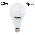 12w Rechargeable Energy Saver Bulb 4pc screw