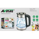 Avinas 2.2L Cordless Glass Kettle