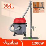 Generic Decakila Vacuum cleaner wet and dry 1200w 15 litres