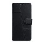 Generic Leather flip case for REDMi 15c - black