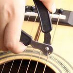 Pro-Winder Guitar String Winder, Cutter, Bridge Pin Puller - All in One Guitar Tool - Black