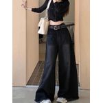 product_image_name-Generic-Hot Girl Baggy Jeans Femenina Y2k Street vintage Washed To Make Old Fried Straight Wide-Leg Denim Pants For Women-3