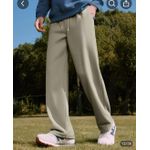 Asake Oversized Baggy Joggers  cream