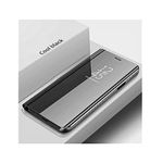 Generic Xiaomi Redmi Note 8 Flip Stand Clear View Case - Black - image 2