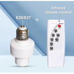 Generic E27 Infrared Wireless Remote Control Smart Timer Light Bulb Holder - image 8