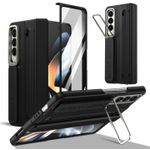 Generic Samsung Z Fold 4 Quality S-pen Leather Case - image 2
