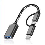 Otg Two In One OTG TYPE C Plug & Play + Micro For Android Phones