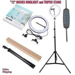 Generic 12" Inches Automatic Led Ringlight With Stand &Camera Holder for TikTok, YouTube, Makeup, Live Stream - image 8