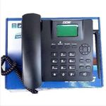 Ddk Desktop GSM Phone Dual SIM With Memory Card Slot - Black