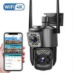 Generic 4K 8MP WiFi surveillance camera,Dual Lens + 10x Zoom + Motion Detection Security Camera - image 8
