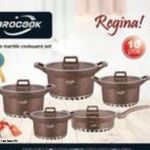 product_image_name-BROCOOK-10pcs Non Stick Aluminum Cooking Pots With Frying Pan-2
