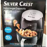 SILVER CREST Standard SILVER CRESTS 6Litres Extra Large Digital Air Fryer