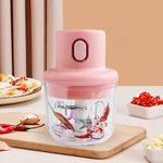 Generic Electric Mini Rechargeable Garlic Chopper Food Processor