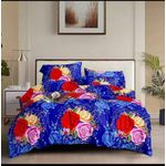 Duvet + Bedsheet Set with 4 Pillowcases 6by6 