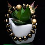 product_image_name-Fashion-Feng Shui Black Natural Obsidian Wealth Bracelet-Chinese Fortified-2