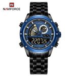 Naviforce DIGITAL AND ANALOG CHRONOGRAPH WATER PROOF UNISEX FACE COMES WITH BOX