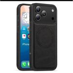Pouch IPhone 17pro max leather phone case