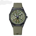 Curren  Quality Luxury  Chronograph Sports Rubber Strap Wristwatch