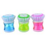 Souvenir Dish Washing Brush With Liquid Soap Dispenser