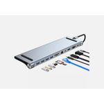 product_image_name-Generic-11-in-1 USB C Hub USB Type C To TF/SD HDMI 4K PD VGA RJ45 3.5mm Audio Adapter-1