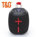 product_image_name-T&G-TG-389 Portable Outdoor IPX5 Waterproof Wireless Bluetooth Speaker (Black)-8