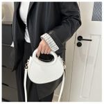 Handy Cute Quality Cross Handbag  White - image 4