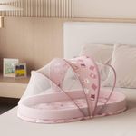 Foldable baby sleeping nest with mosquito net