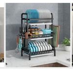 Generic 3 Tier Plate Rack Dish Drainer Rack Holder