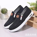 Fashion SHK Blend Male Sneakers/Canvas Black
