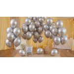 Genera Sliver latex balloons 100pcs