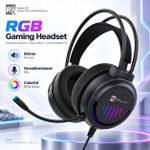 Generic Wired RGB Gaming Headset with 50mm Drivers, HD Microphone & 1.8m Cable