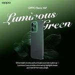 product_image_name-Oppo-Reno 14F 5G-6.57",12/512GB,50+8+2/32MP,6000mAh-LIMINOUS GREEN-3