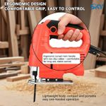Generic Handheld Electric Jigsaw Set comes with 10 blades with Storage Box for Home Woodworking - image 3